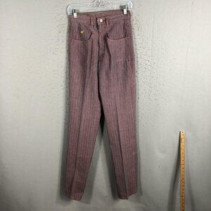 Vintage Jewell's Classic Bottoms Pants Womens 5 Herringbone High Rise USA 90s